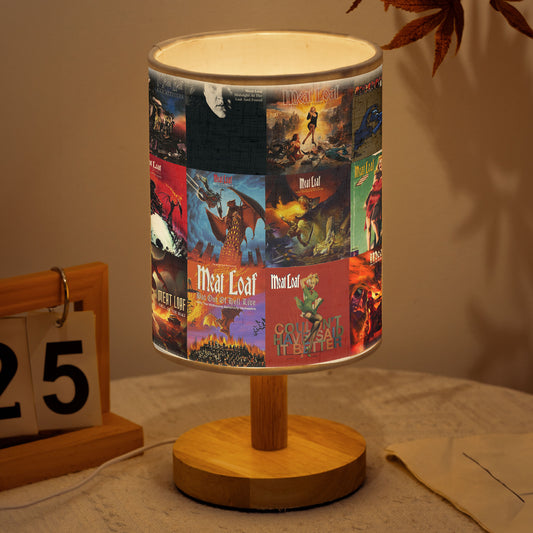 Meat Loaf Album Art Fabric Lamp – Rock Opera Glow 🎤🔥