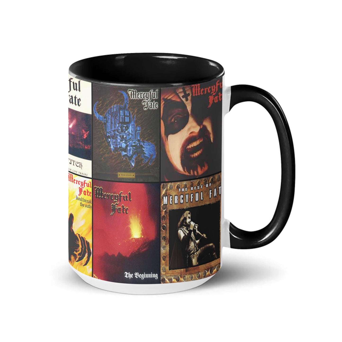 Mercyful Fate Accent Mug – Album Cover Collage Gift
