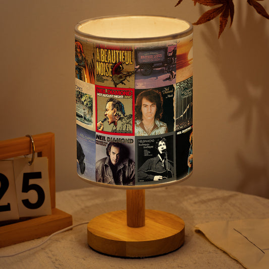 Neil Diamond Albums Fabric Lamp – A Beautiful Noise for the Soul