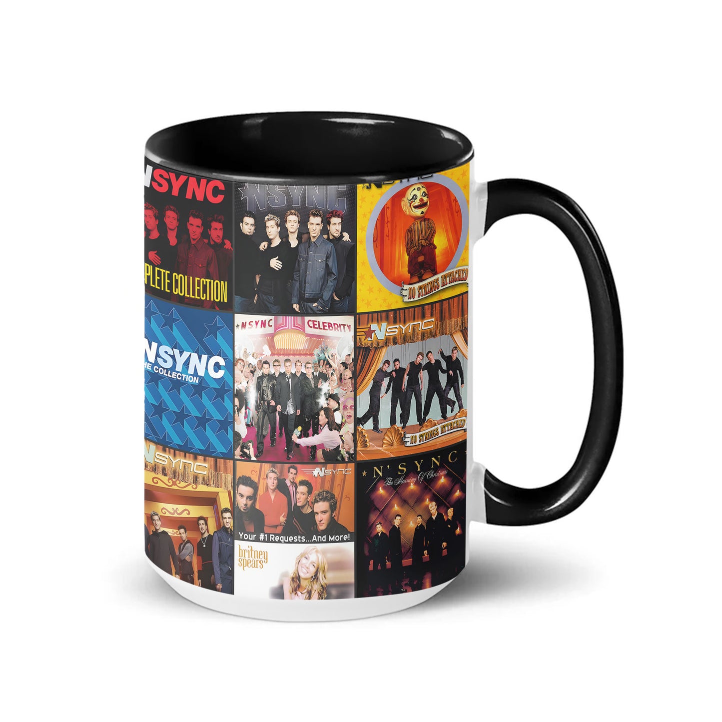 NSYNC Accent Mug – Pop Legend Album Cover Collage Gift