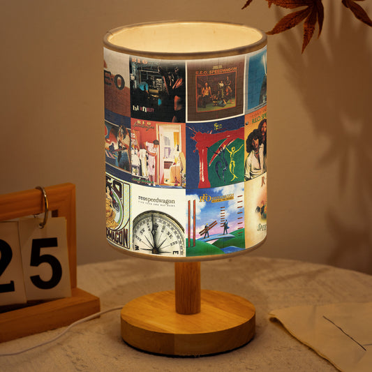REO Speedwagon Album Art Fabric Lamp – Rock Classics Collection ⚡