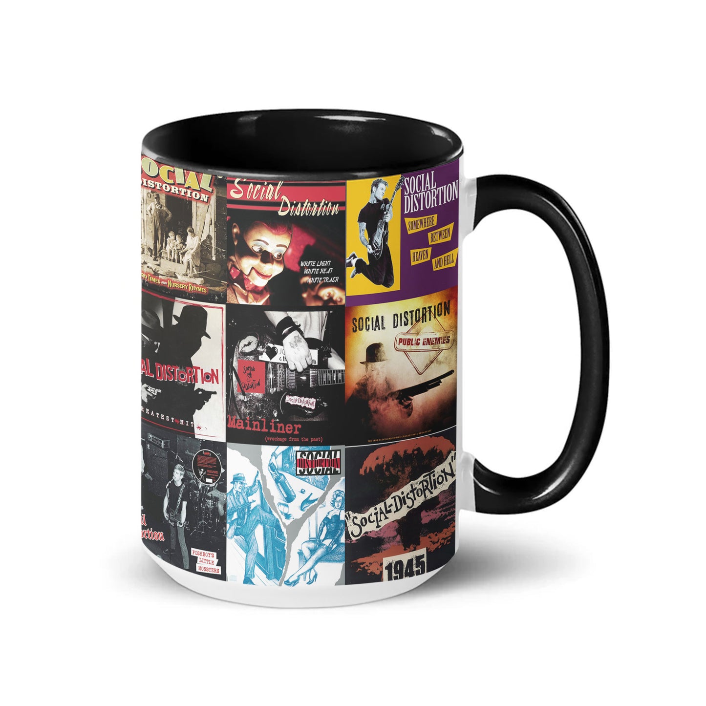 Social Distortion Accent Mug – Album Cover Collage Gift