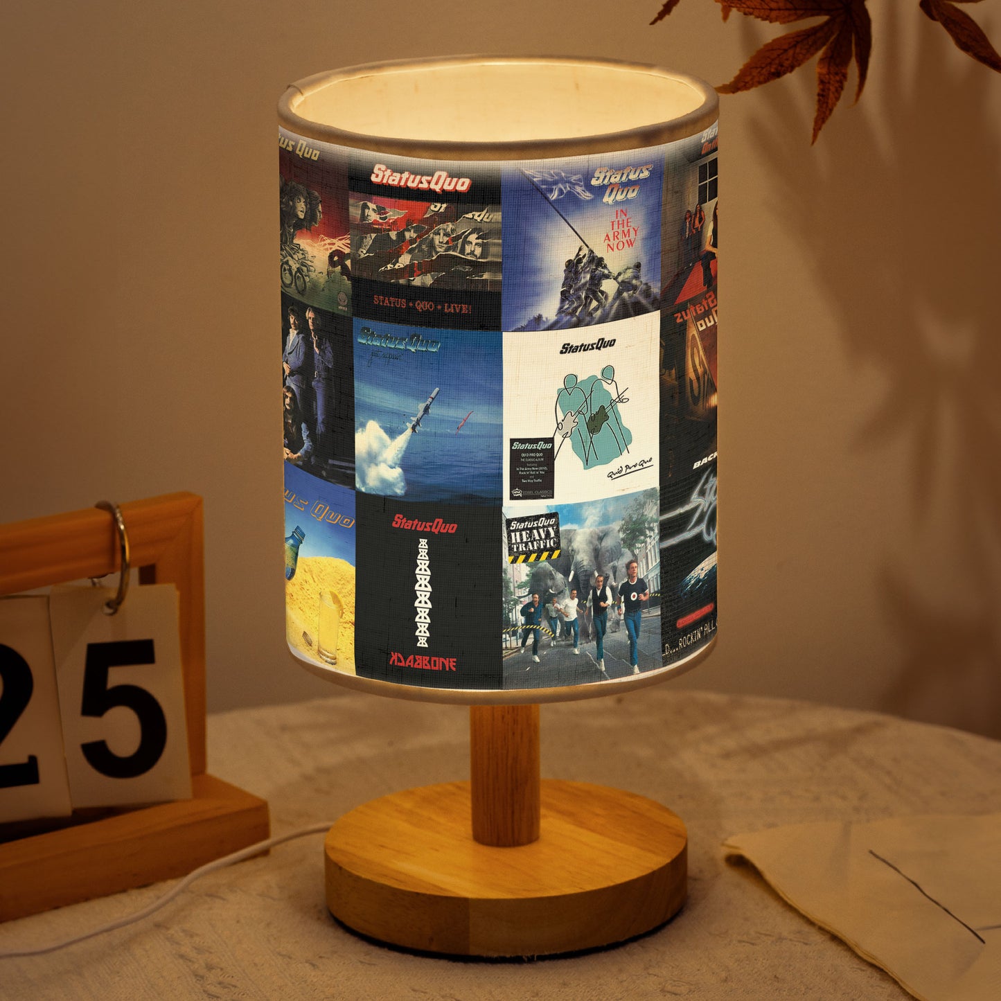 🎸 Status Quo Album Art Lamp – Boogie Rock Spirit & Timeless Energy