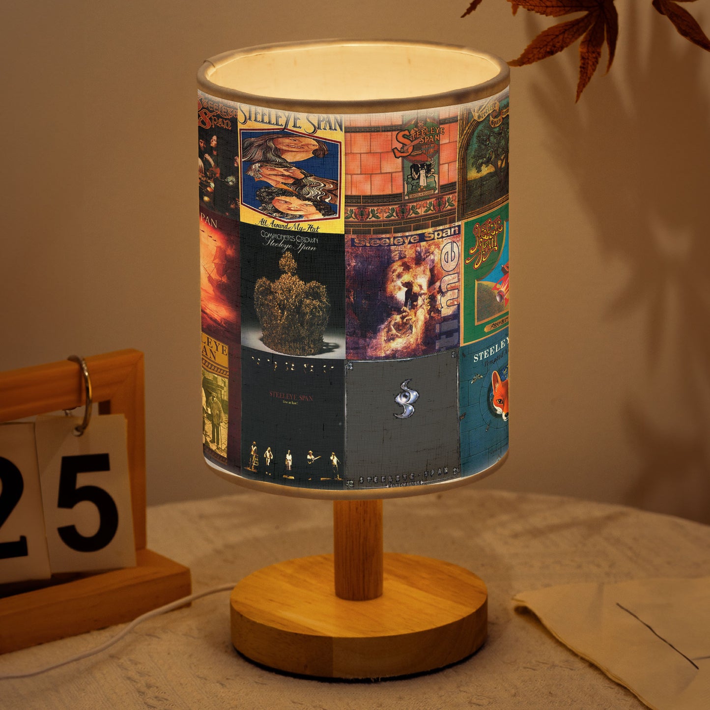 Steeleye Span Album Art Table Lamp – Folk Rock Classic Light Decor