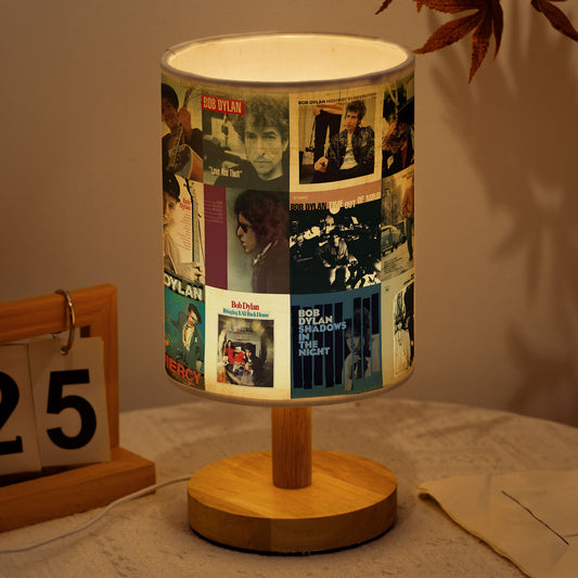 Bob Dylan Album Cover Table Lamp – Retro Music Decor for Fans