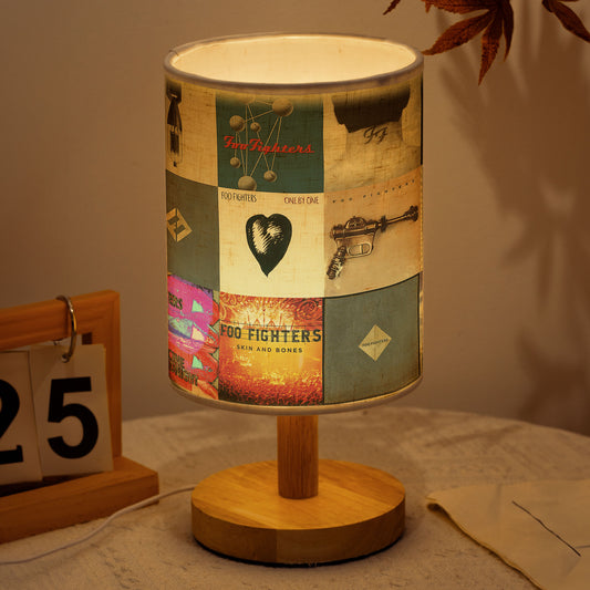 Foo Fighters Fabric Lamp – Rock Album Cover Table Light