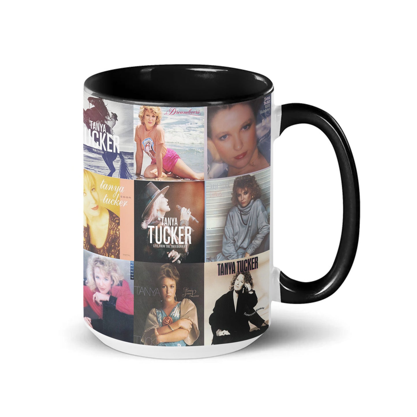 Tanya Tucker Accent Mug – Album Cover Collage Gift