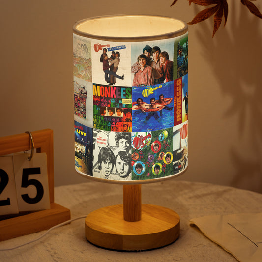 The Monkees Albums Lamp – 60s Pop Rock Nostalgia Table Light