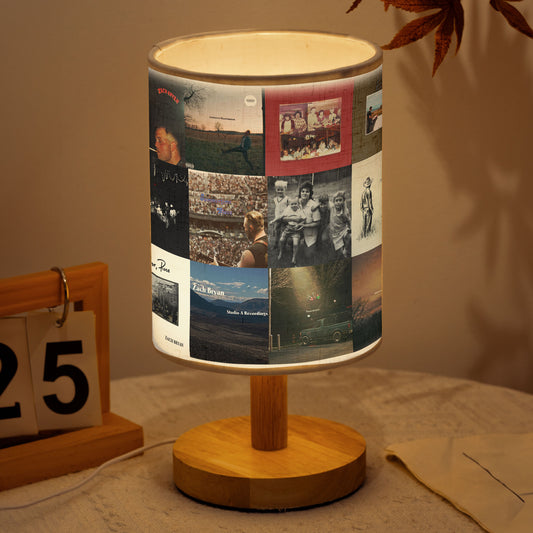 Zach Bryan Fabric Lamp – A Warm Glow for Country Souls