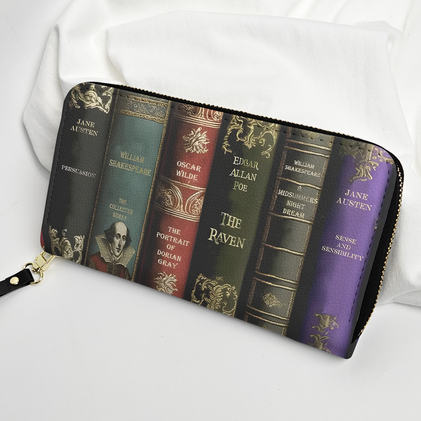 Gothic Classics Book Leather Handbag & Wallet Set  – Literary Elegance for Dark Souls