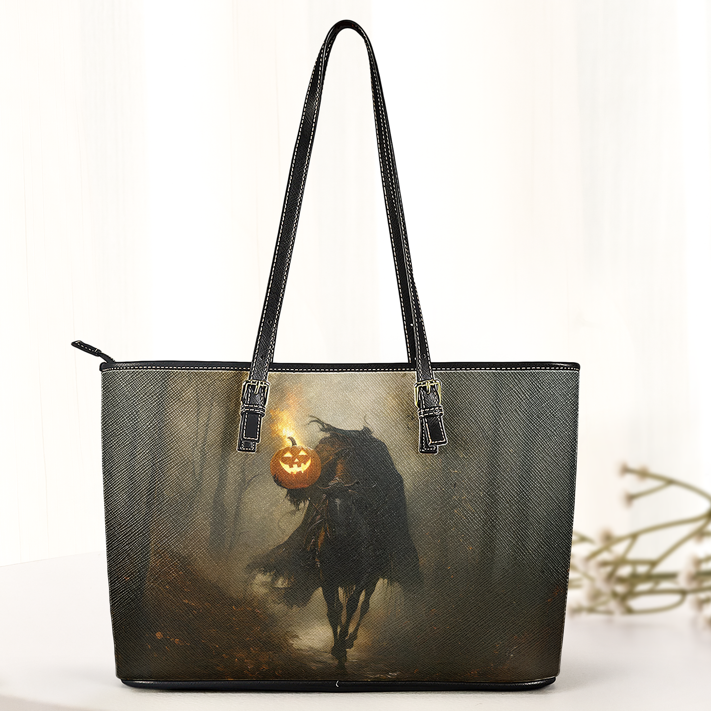 Headless Horseman Leather Handbag & Wallet Set – Gothic Halloween Fantasy