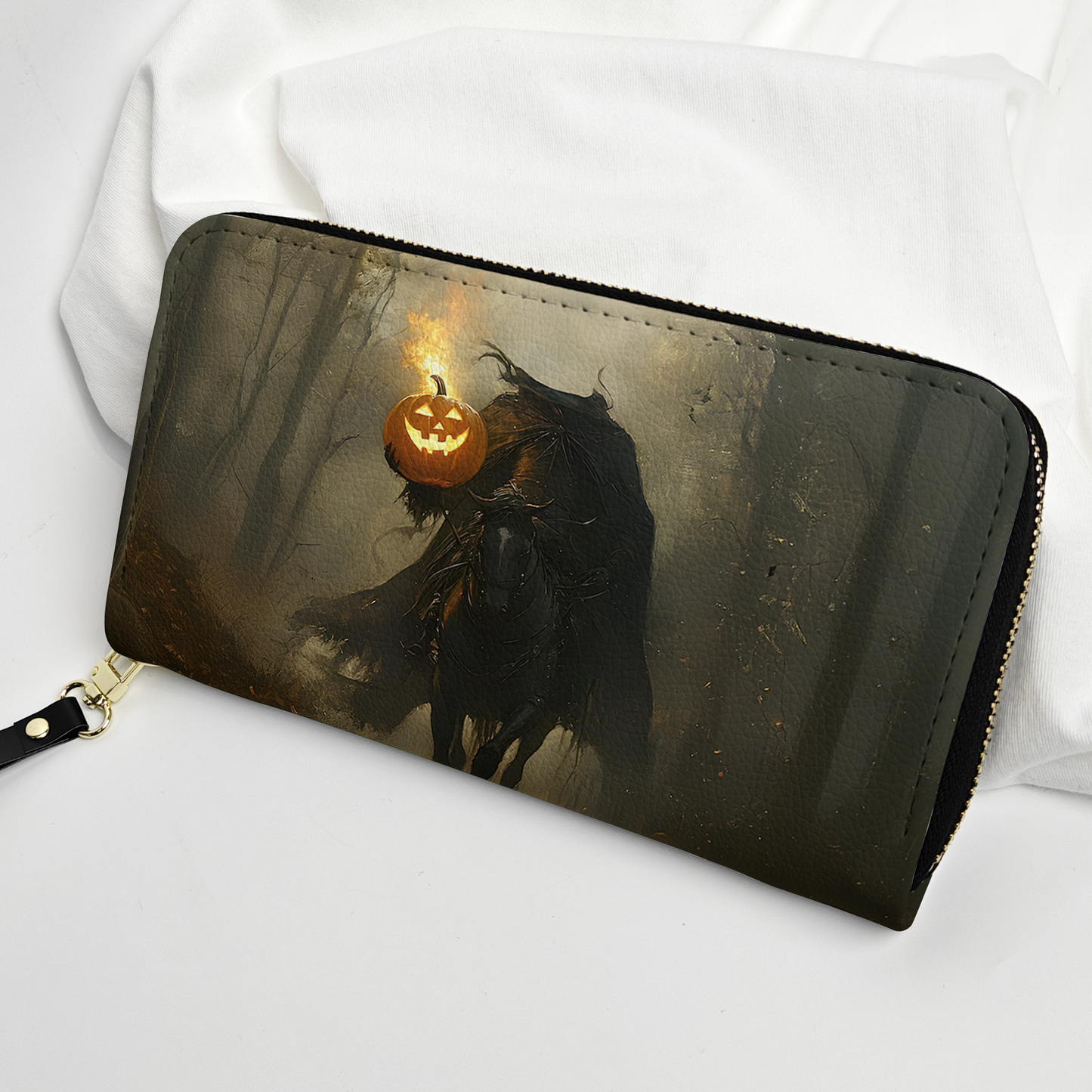 Headless Horseman Leather Handbag & Wallet Set – Gothic Halloween Fantasy