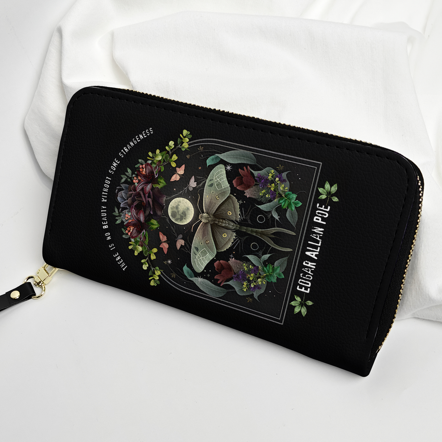 Gothic Leather Handbag & Wallet Set– Inspired by Edgar Allan Poe