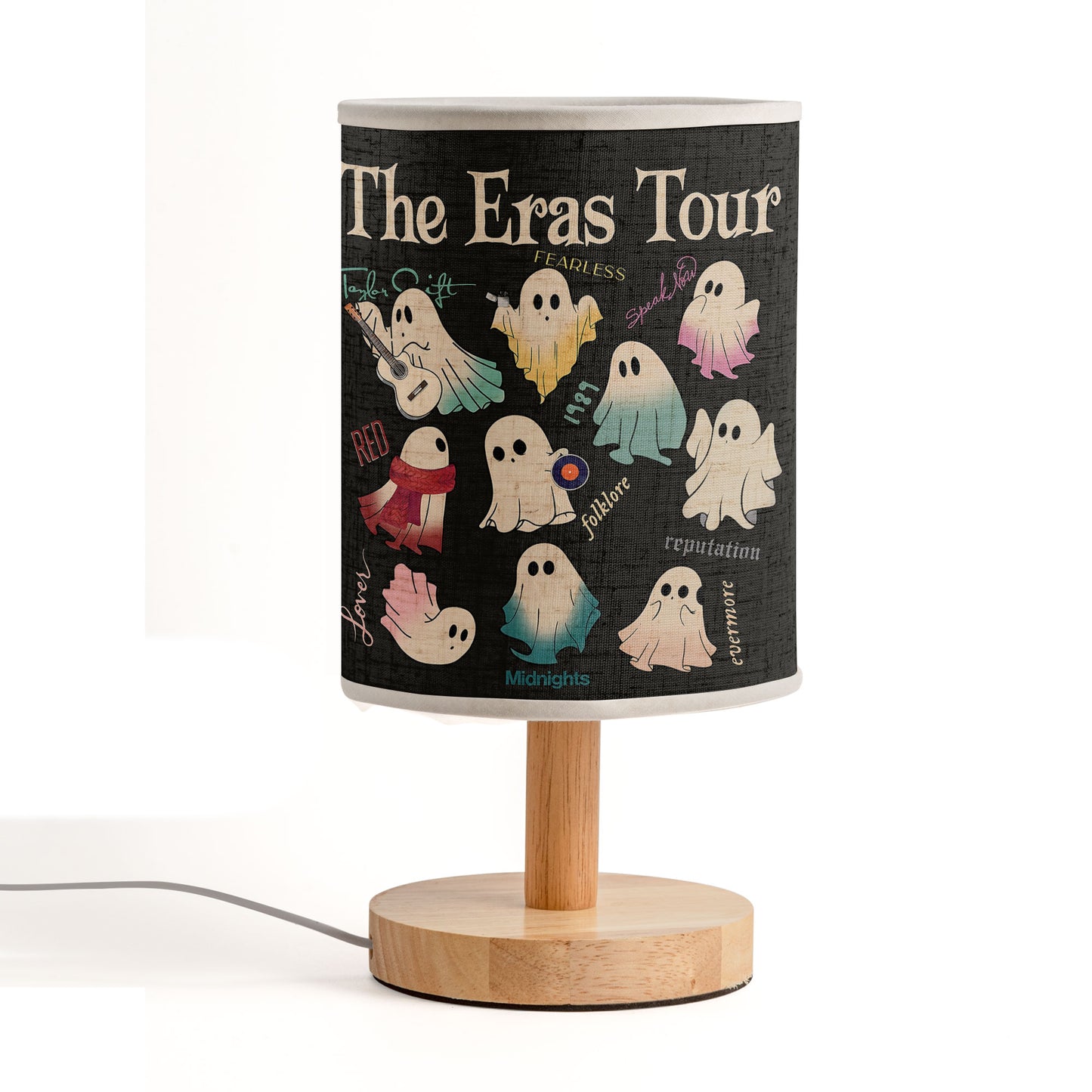 The Eras Tour Ghost Edition Fabric Table Lamp – Swiftie Home Décor