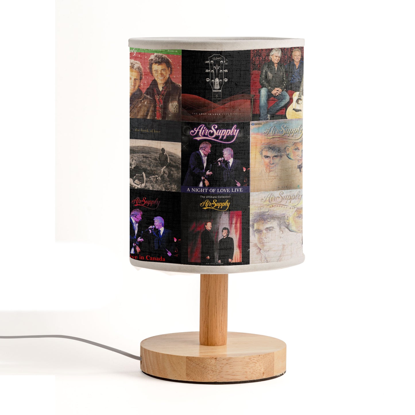 Air Supply Album Cover Lamp – Classic Soft Rock Home Decor