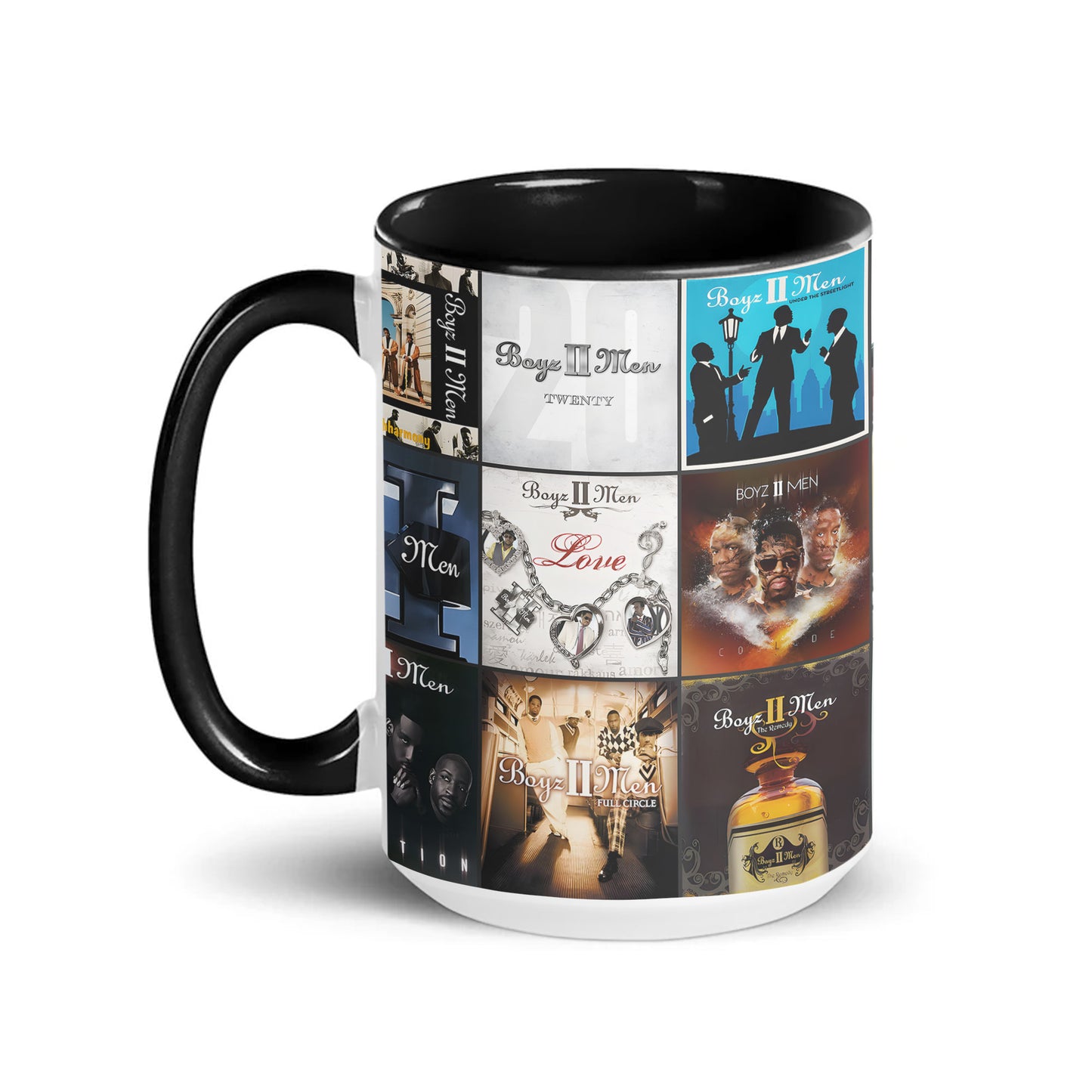 Boyz II Men Accent Mug – Album Cover Collage Gift