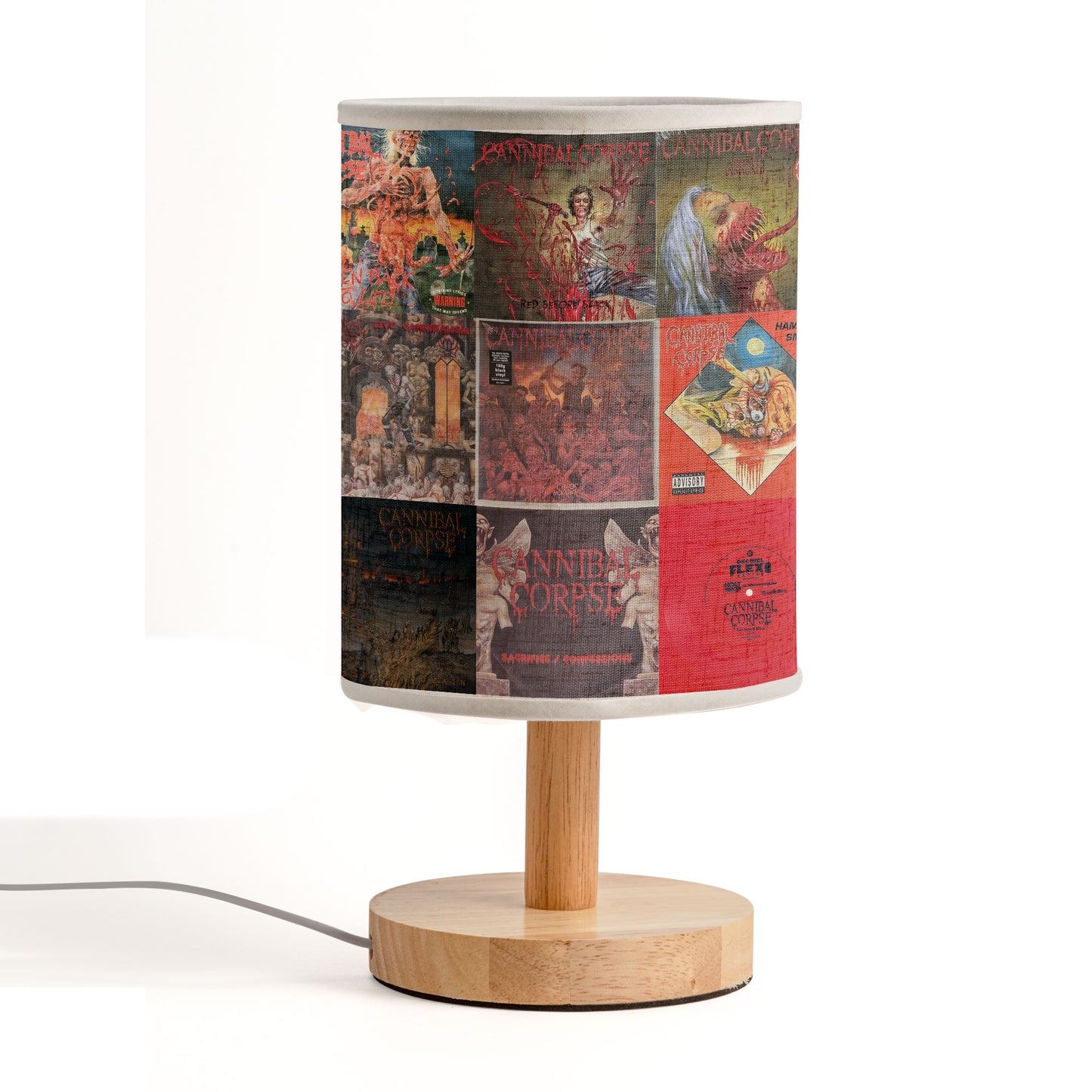 Cannibal Corpse Album Art Collage Lamp
