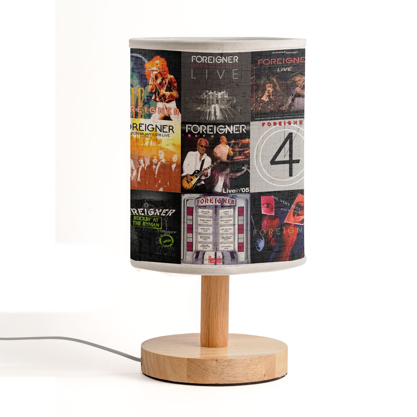 Foreigner Album Art Lamp – Classic Rock Band Lamp for 70s & 80s Music Lovers