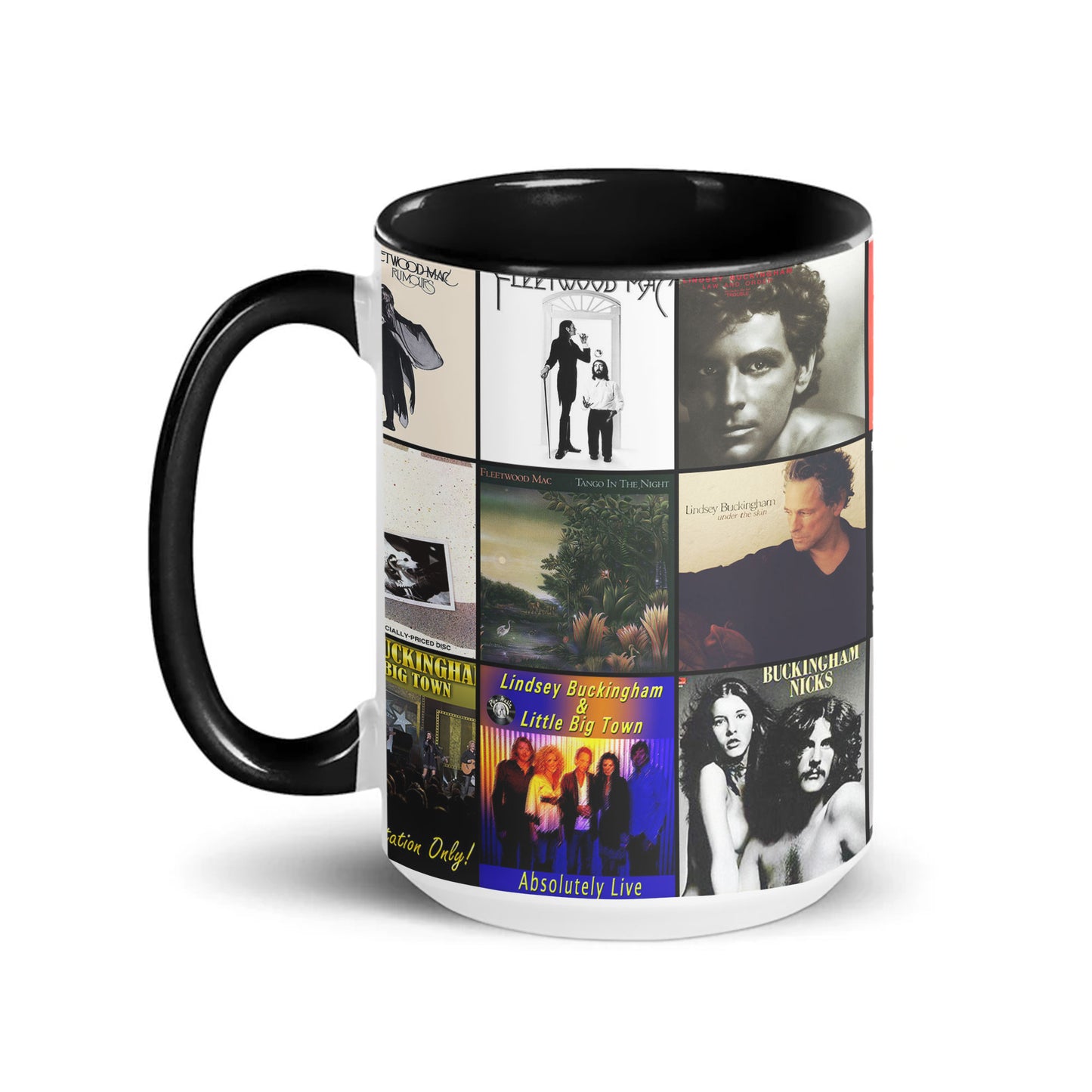 Lindsey Buckingham Accent Mug – A Nostalgic Tribute to Iconic Solo Classics
