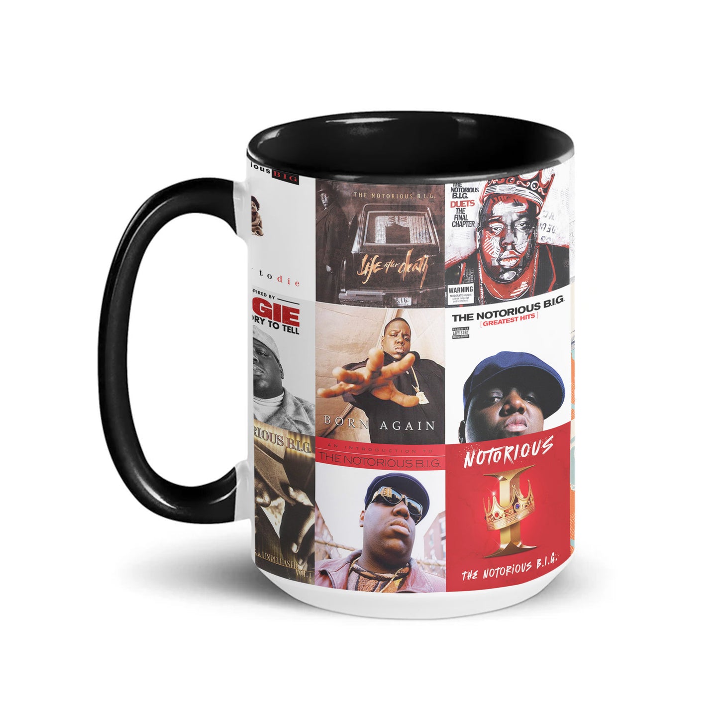 The Notorious B.I.G. Accent Mug – Iconic Album Cover Tribute for True Hip-Hop Fans