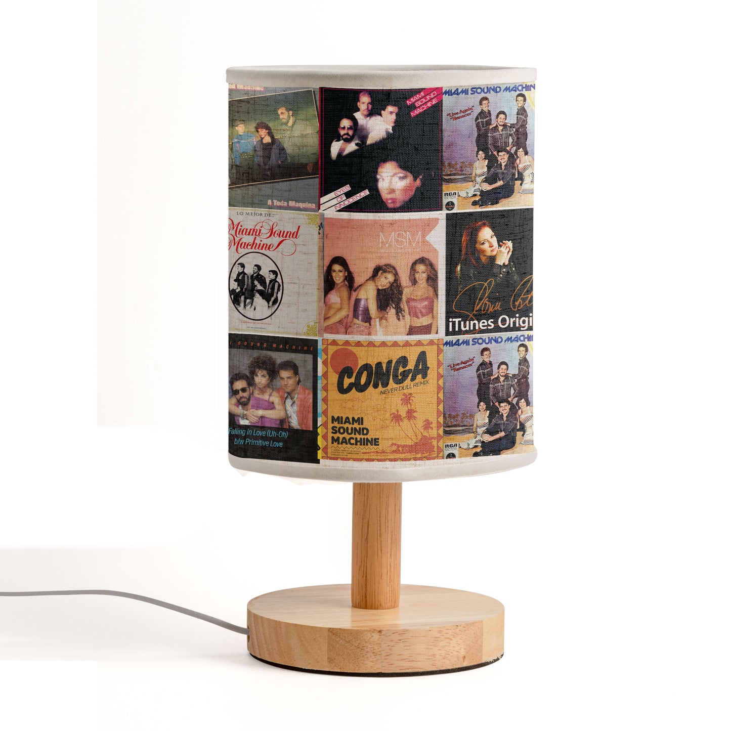Miami Sound Machine Album Cover Lamp – Retro Pop Music Home Decor