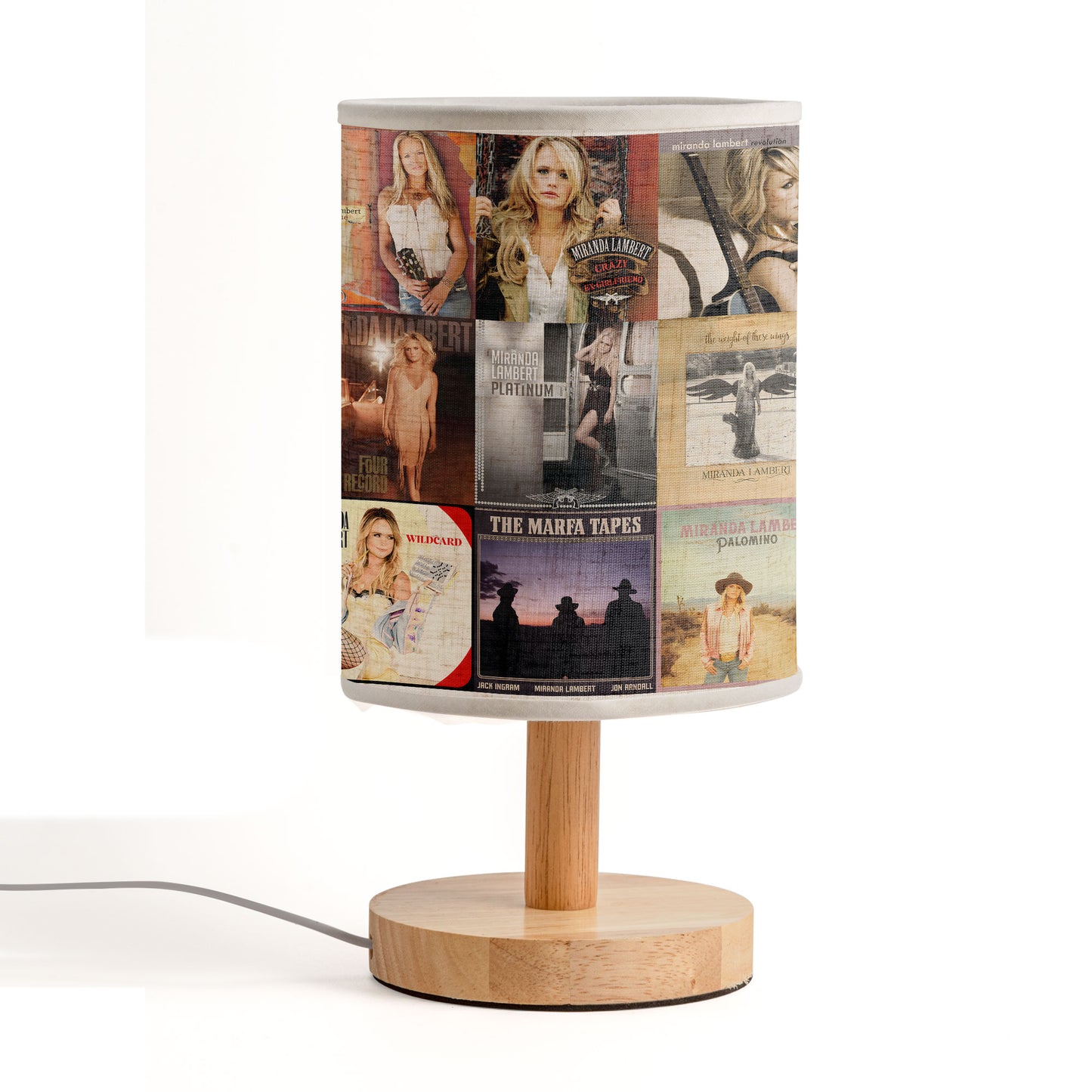Miranda Lambert Fabric Lamp – Country Glow for the Soul