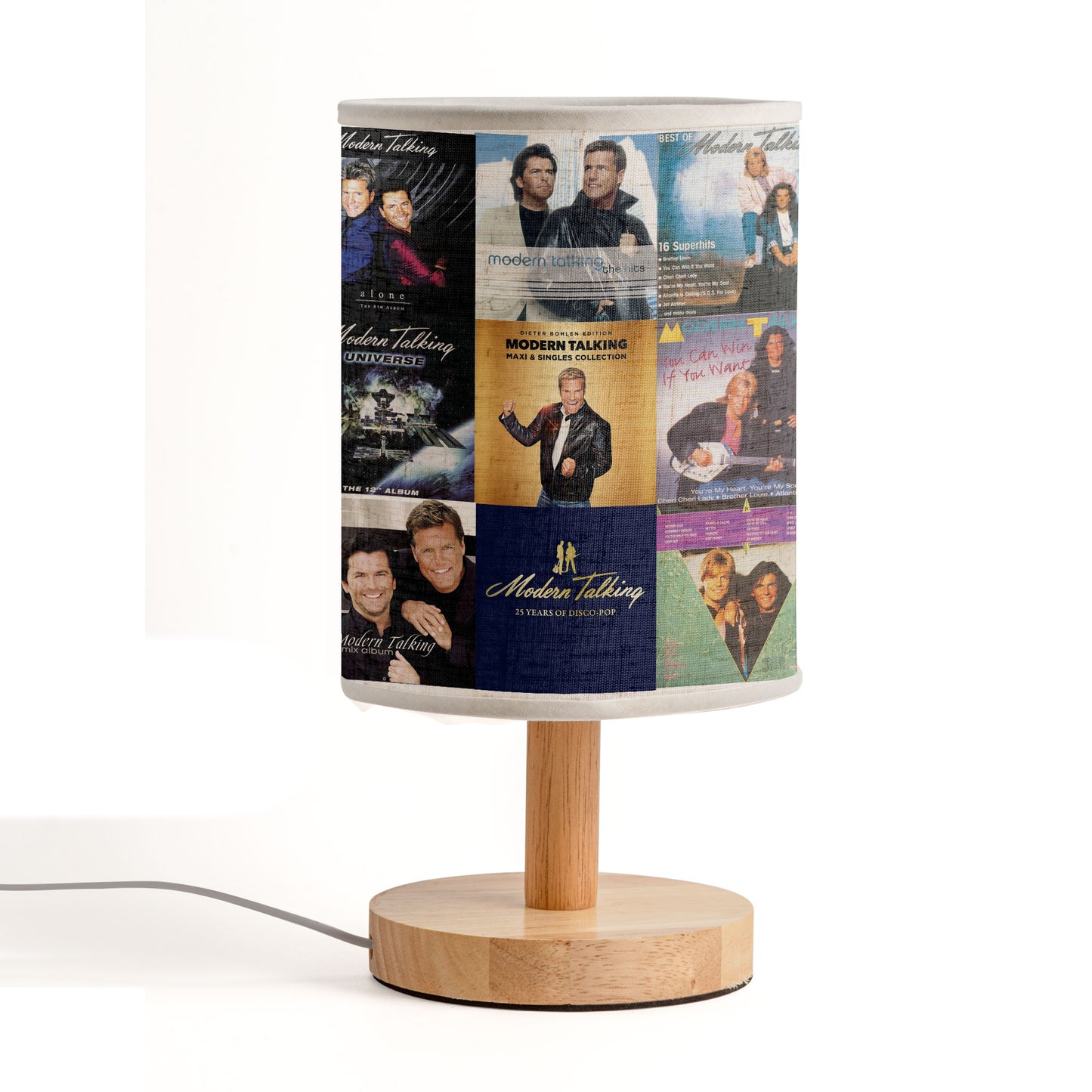 Modern Talking Album Cover Lamp – ’80s Euro Pop Nostalgia Decor