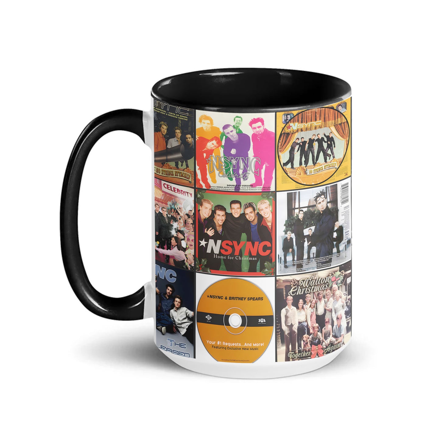 NSYNC Accent Mug – Pop Legend Album Cover Collage Gift