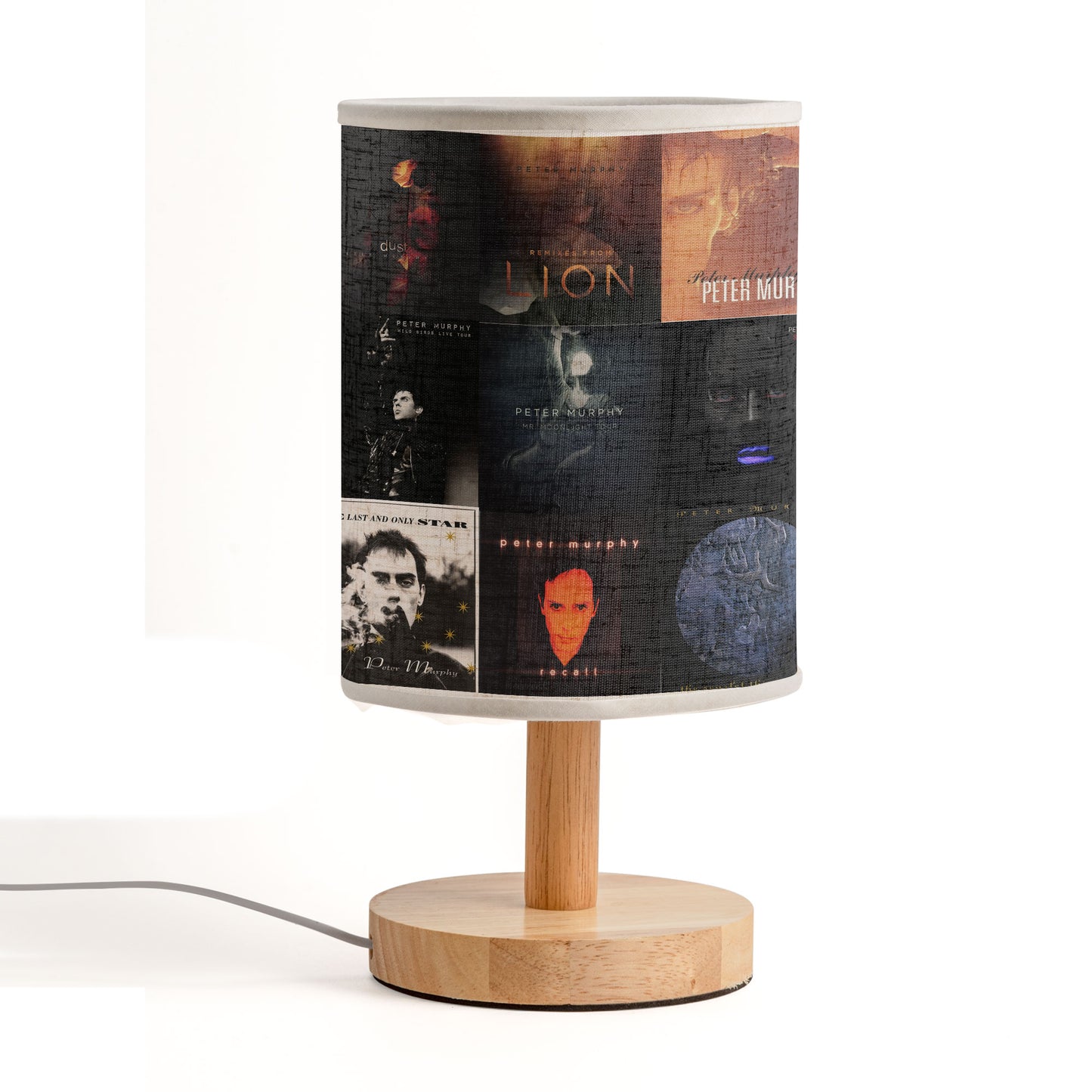 Peter Murphy Album Cover Lamp – Gothic Rock Inspired Home Decor