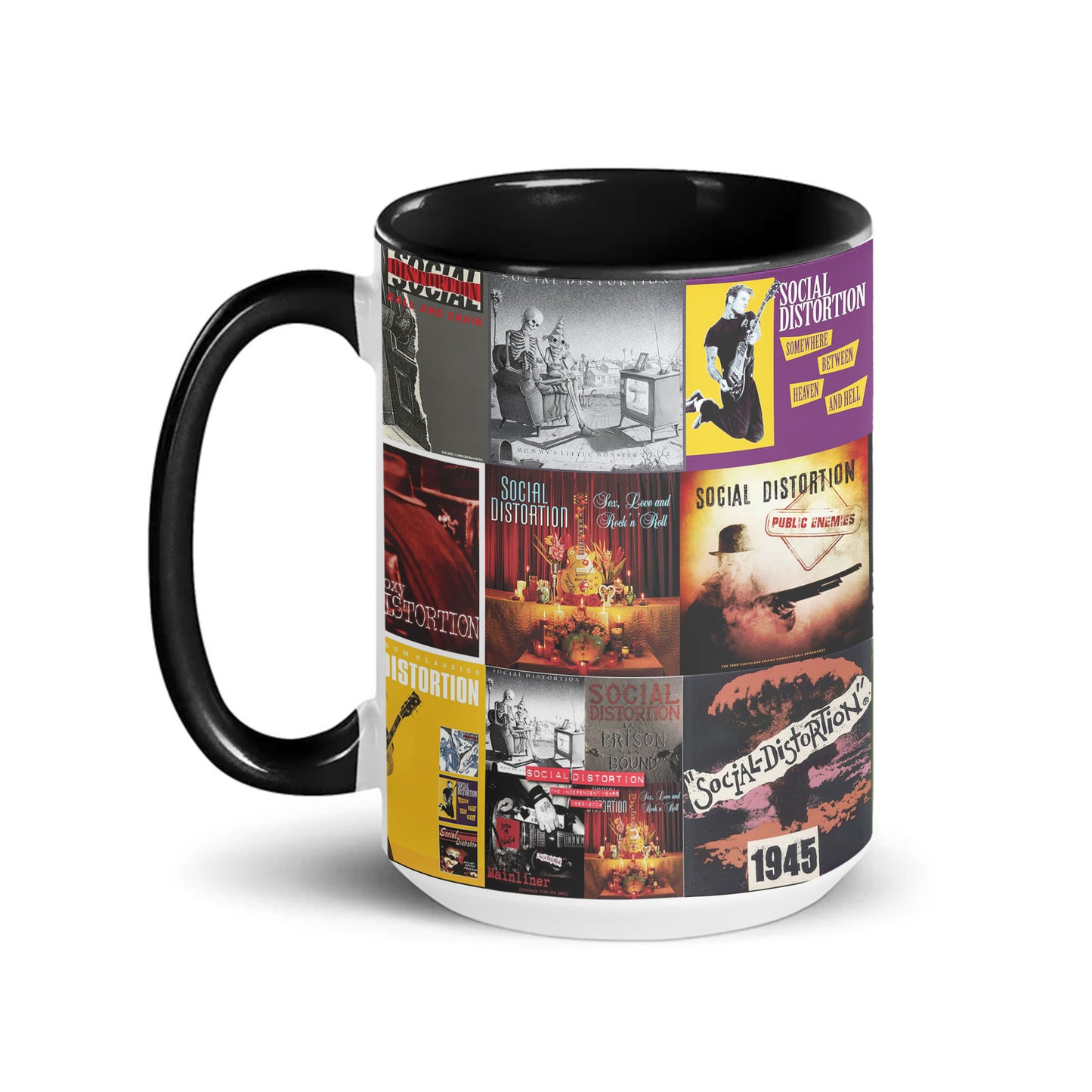 Social Distortion Accent Mug – Album Cover Collage Gift