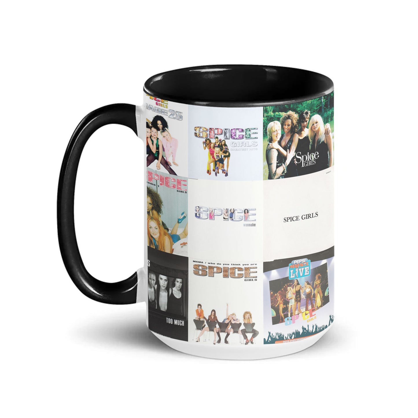 Spice Girls Accent Mug – Pop Power Icons Album Collage Gift