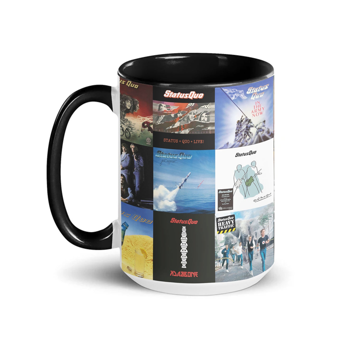 Status Quo Accent Mug – A Nostalgic Rock Tribute