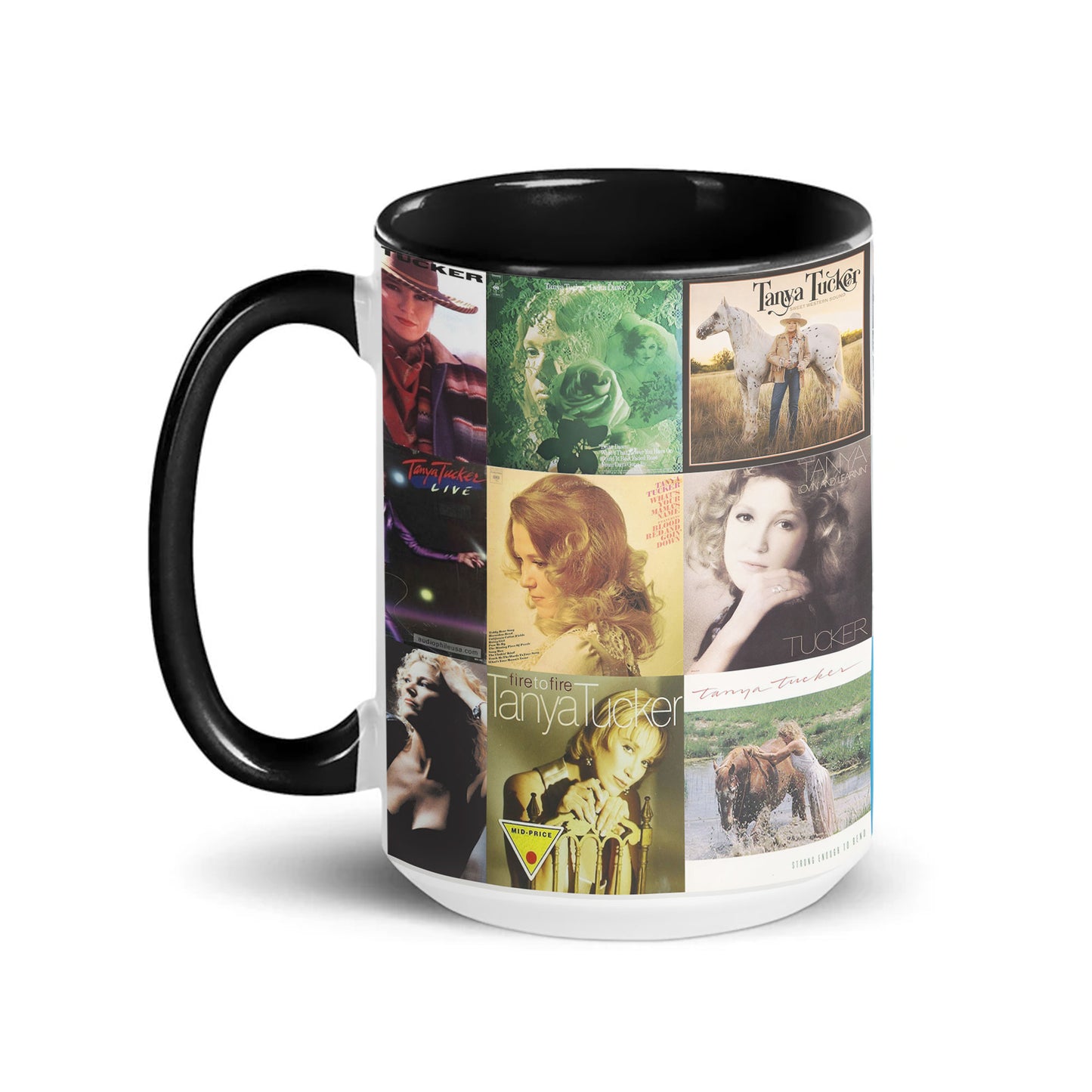 Tanya Tucker Accent Mug – Album Cover Collage Gift