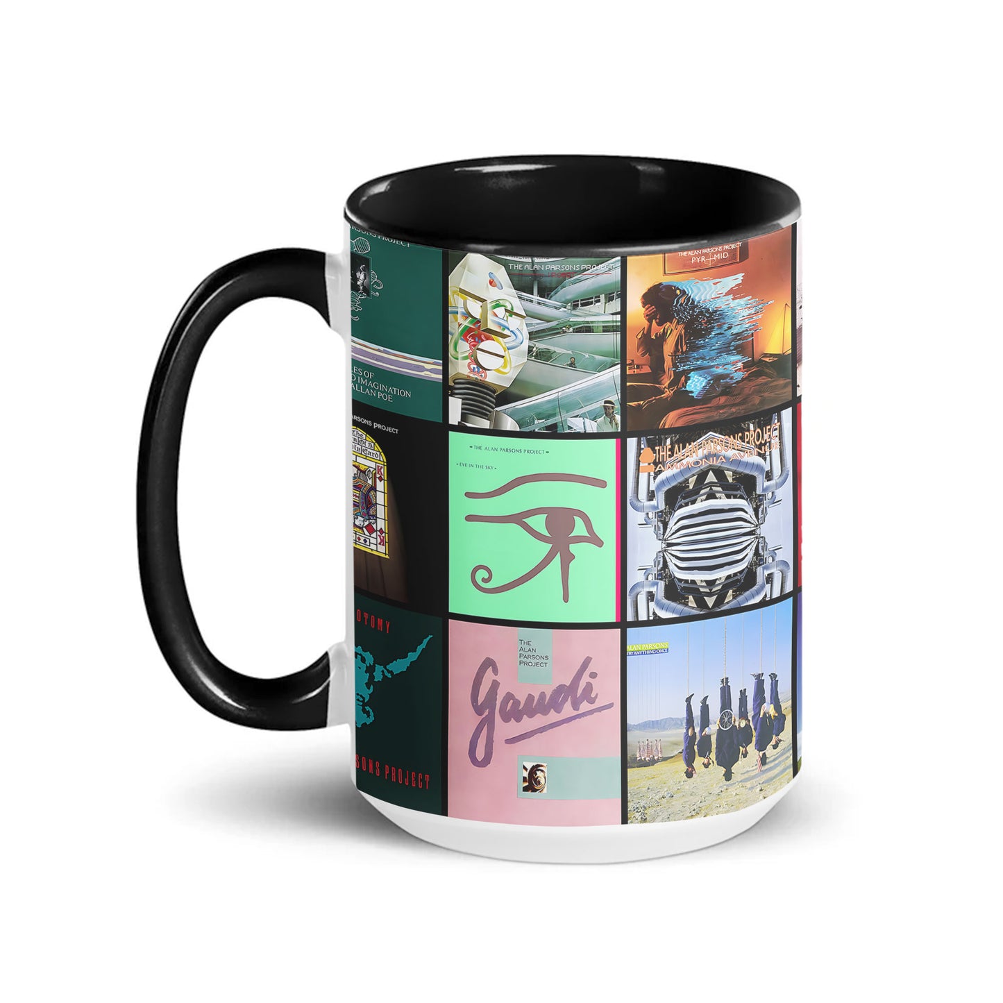 The Alan Parsons Project Accent Mug – Album Cover Collage Gift