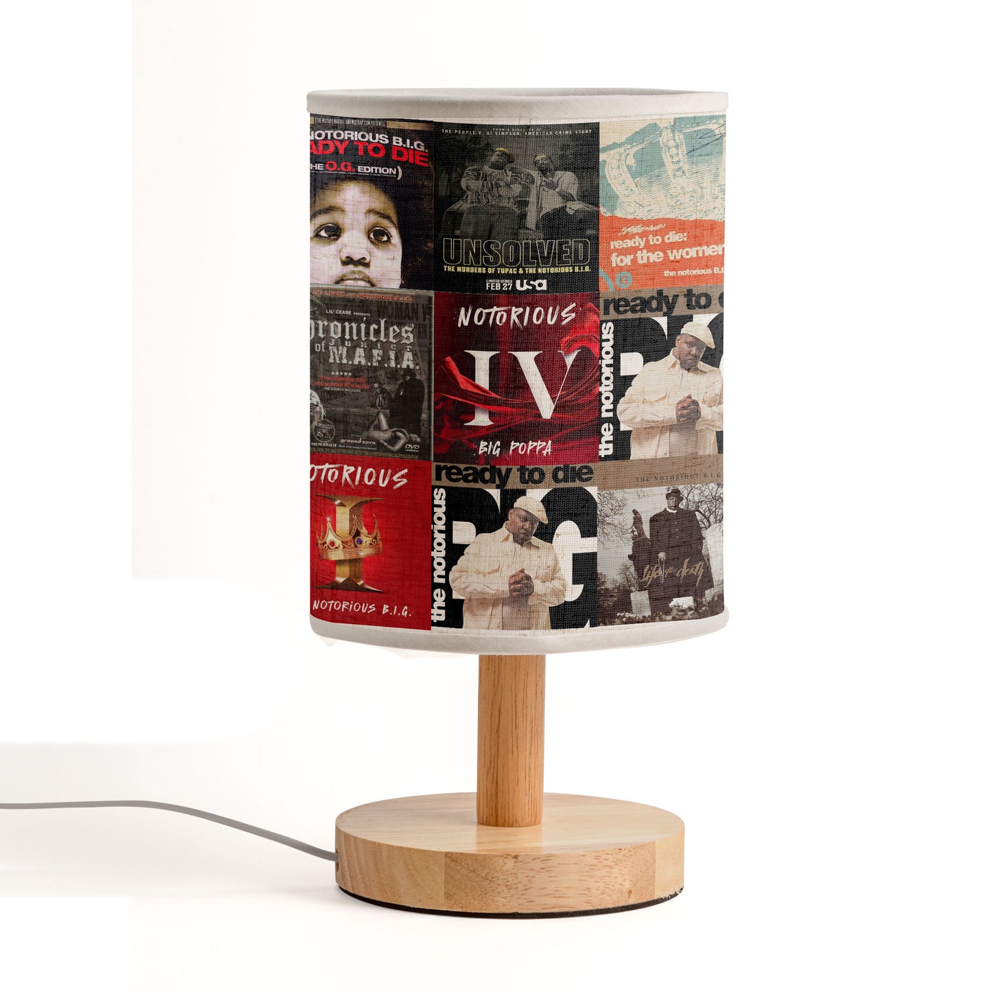 The Notorious B.I.G. Fabric Lamp – Legends Never Die
