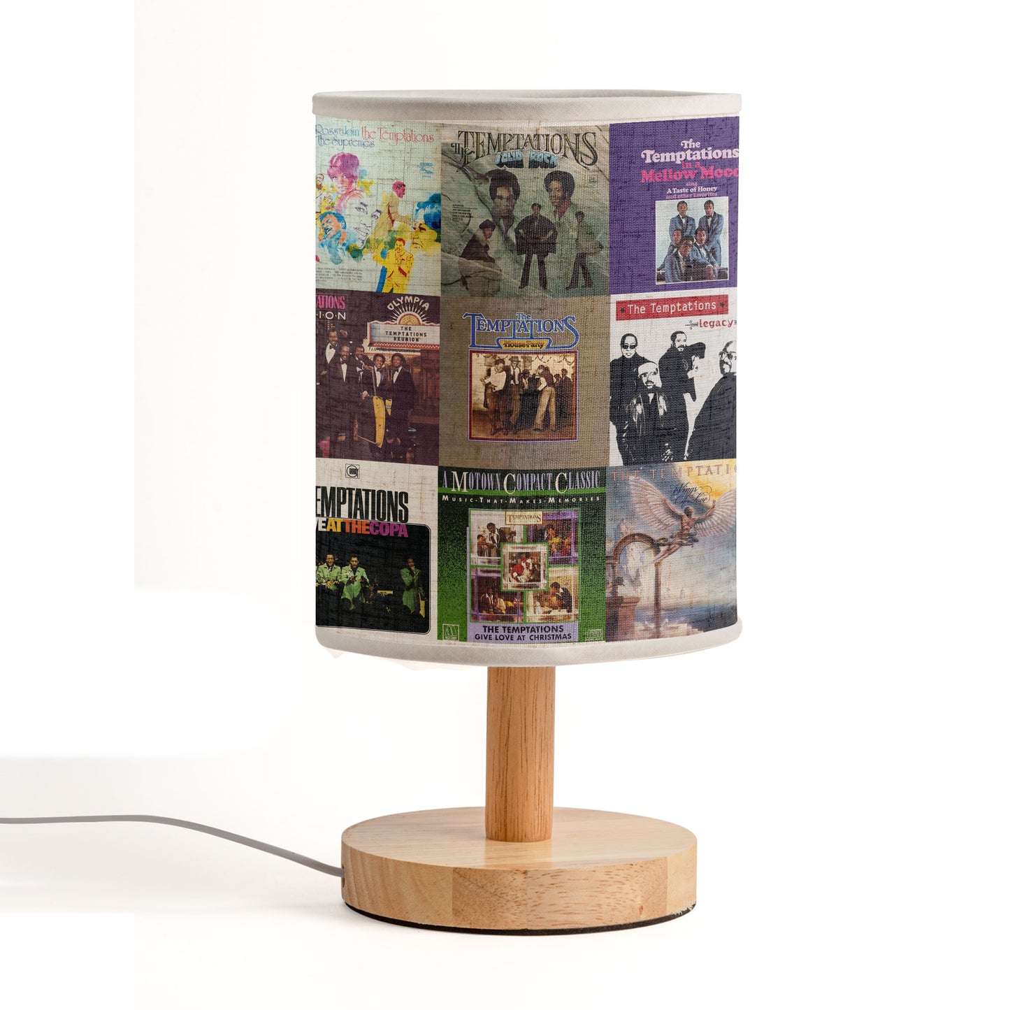 The Temptations Album Cover Lamp – Motown Soul Nostalgia Home Decor