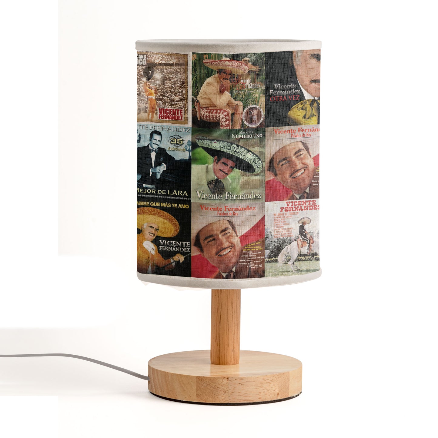 Vicente Fernández Fabric Lamp – The Soul of Ranchera