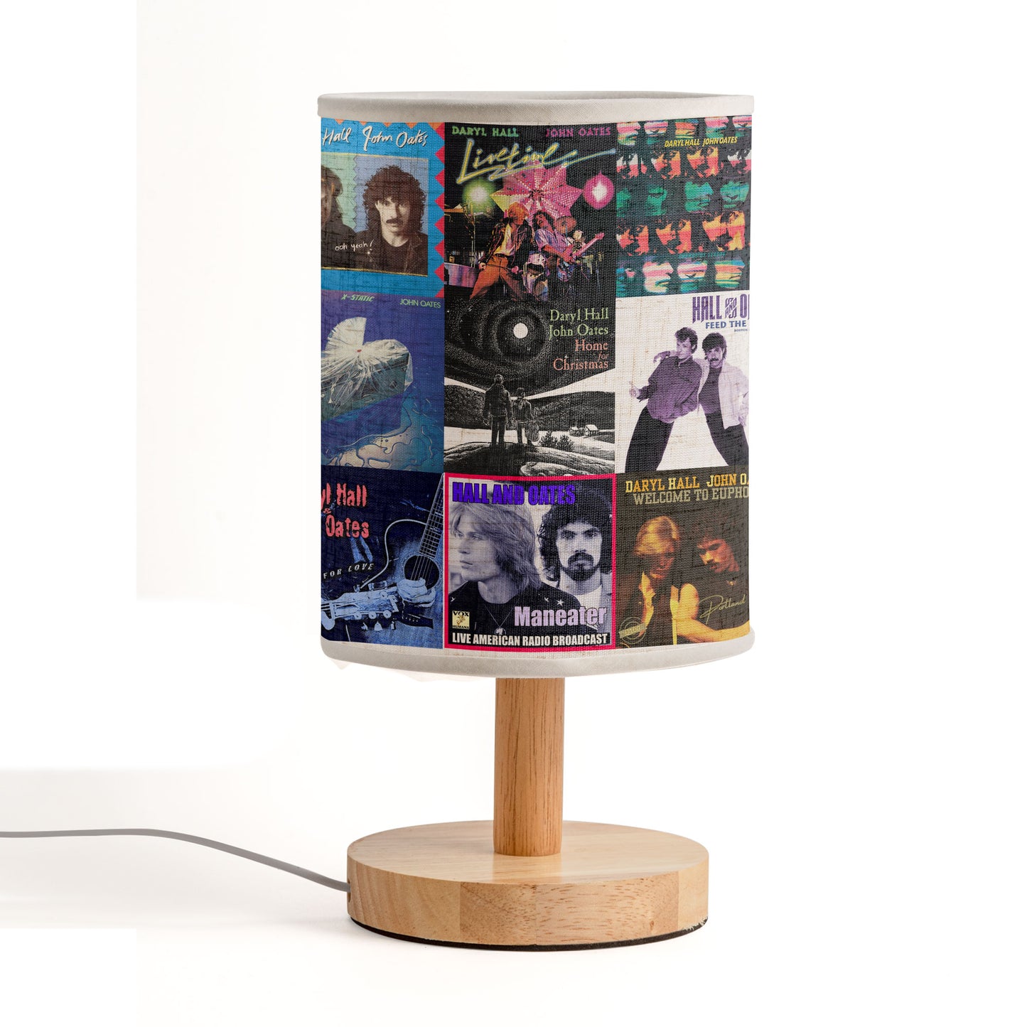 Hall & Oates Fabric Lamp – A Nostalgic Tribute to Iconic Albums
