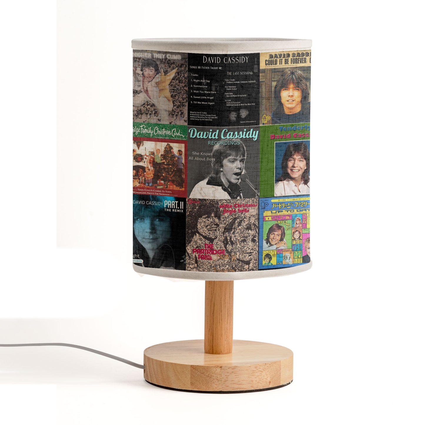 David Cassidy Fabric Lamp – A Warm Tribute for Music Lovers
