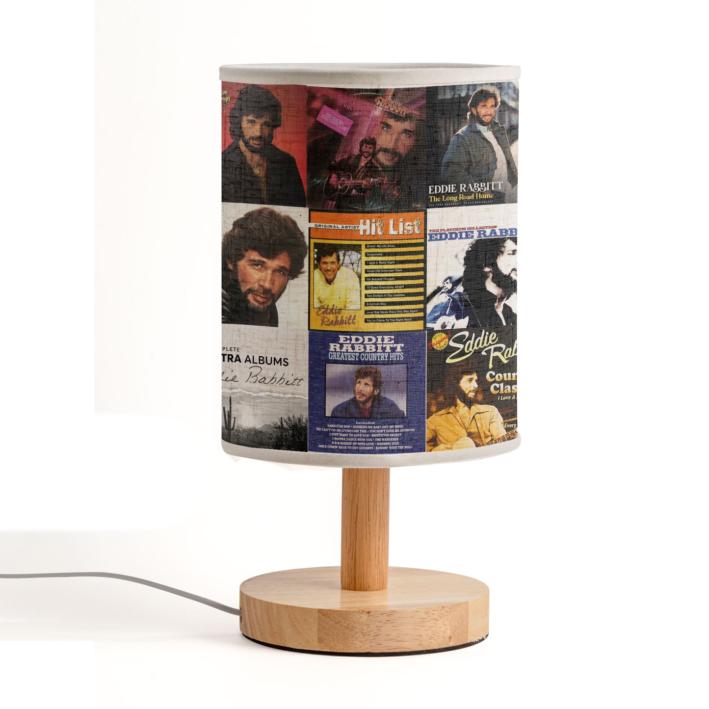 Eddie Rabbitt Fabric Lamp – A Warm Tribute to a Country Legend