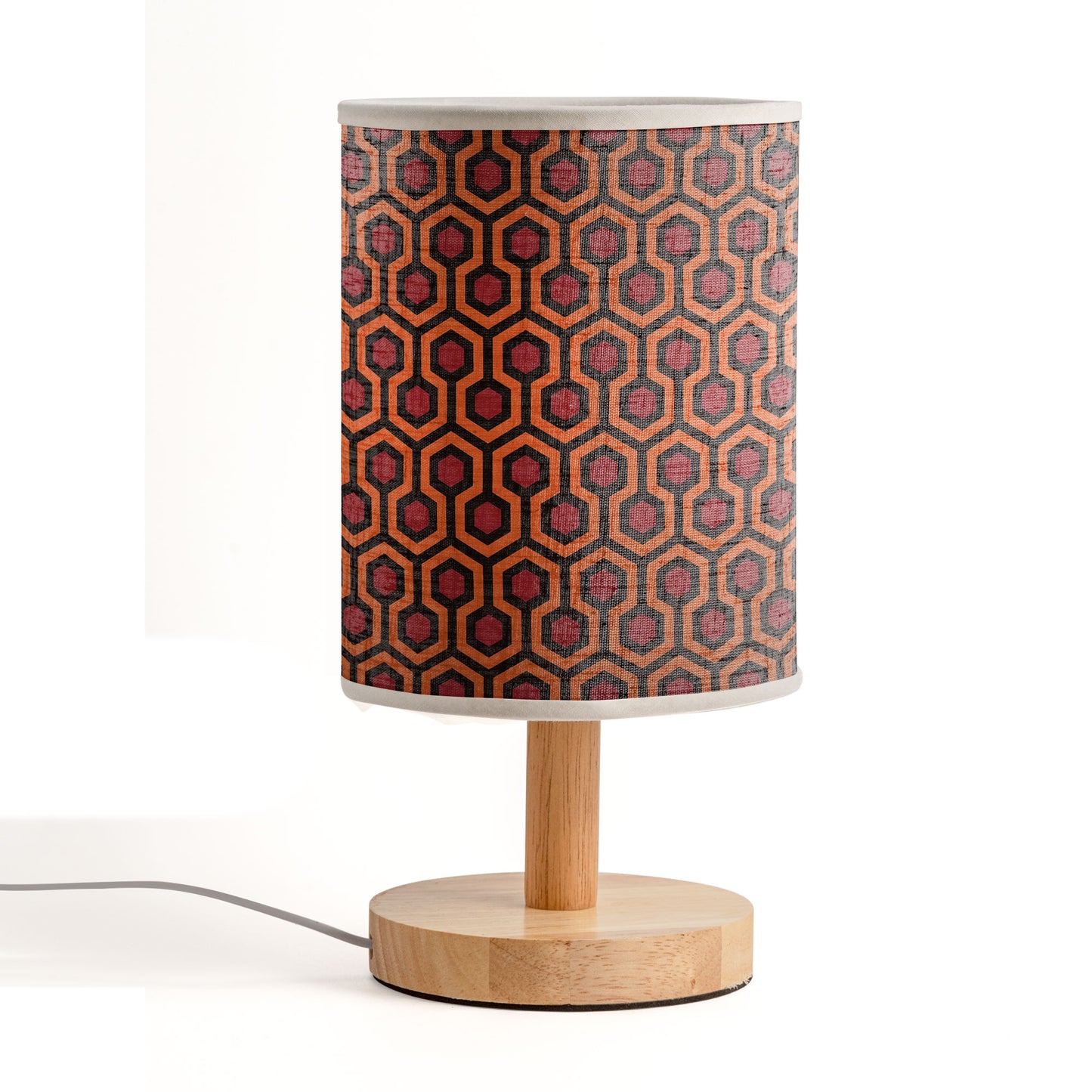 The Shining Overlook Hotel Pattern Fabric Lamp