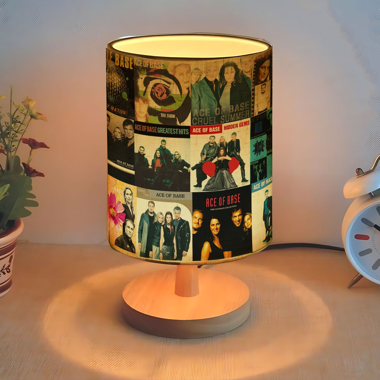 🌸 Ace of Base Album Art Lamp – Pop Nostalgia & Feel-Good Vibes