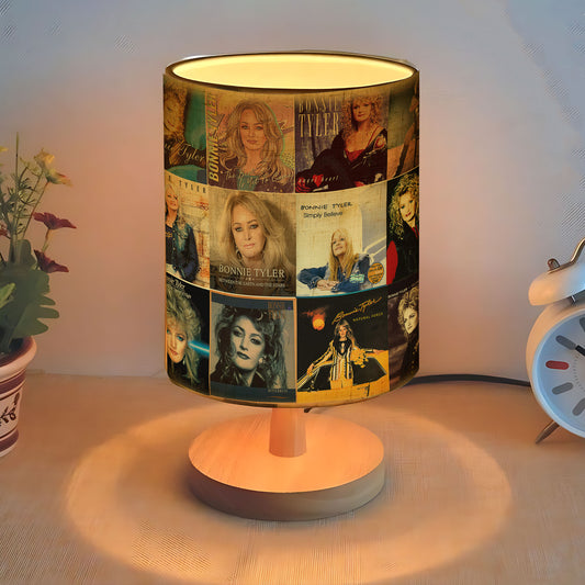 Bonnie Tyler Album Cover Lamp – Power Ballad Nostalgia Home Decor