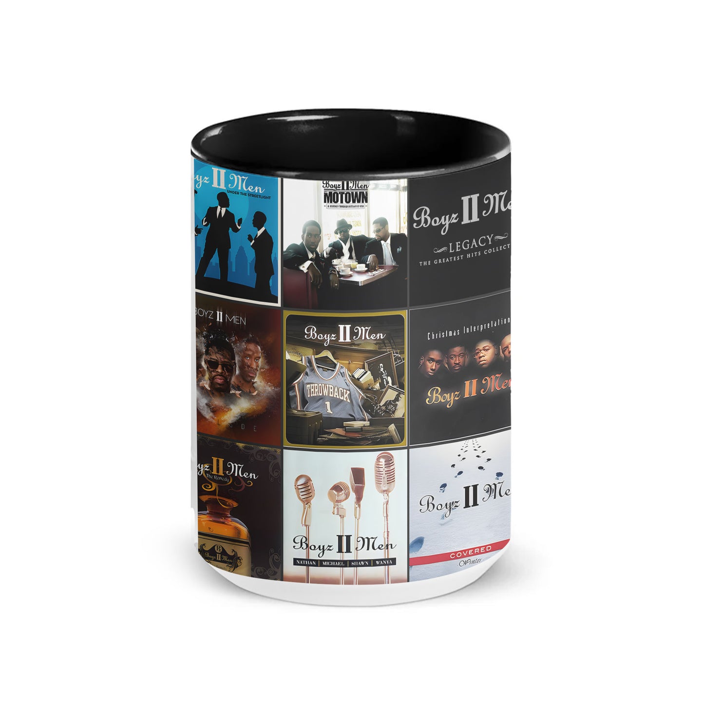 Boyz II Men Accent Mug – Album Cover Collage Gift