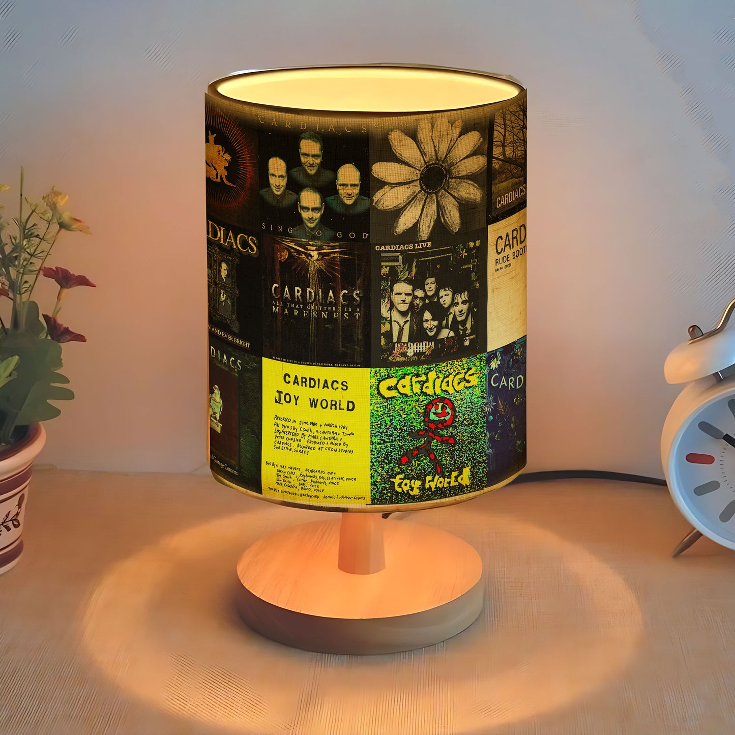 Cardiacs Album Cover Lamp – Experimental Rock Nostalgia Decor