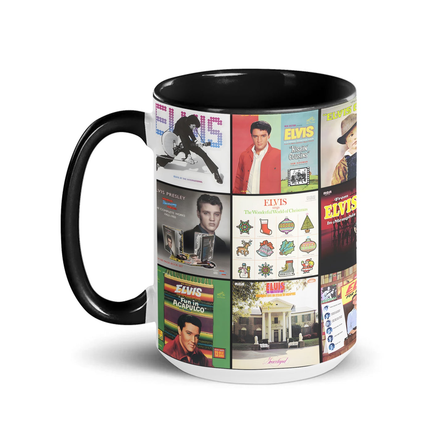 Elvis Presley Accent Mug – The King of Rock ’n’ Roll Nostalgia Gift