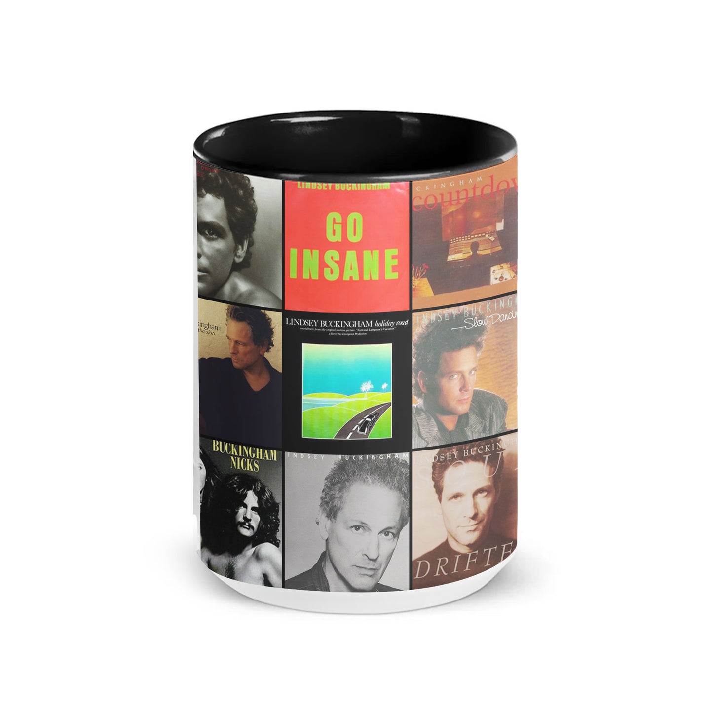 Lindsey Buckingham Accent Mug – A Nostalgic Tribute to Iconic Solo Classics
