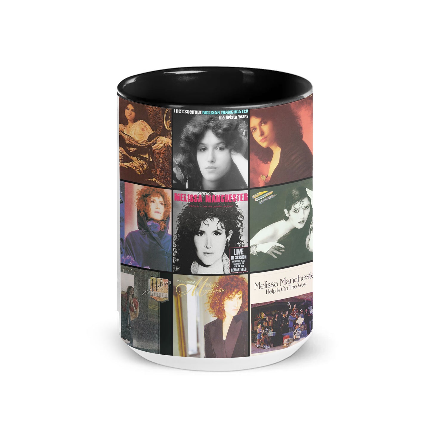 Melissa Manchester Accent Mug – Album Cover Collage Gift