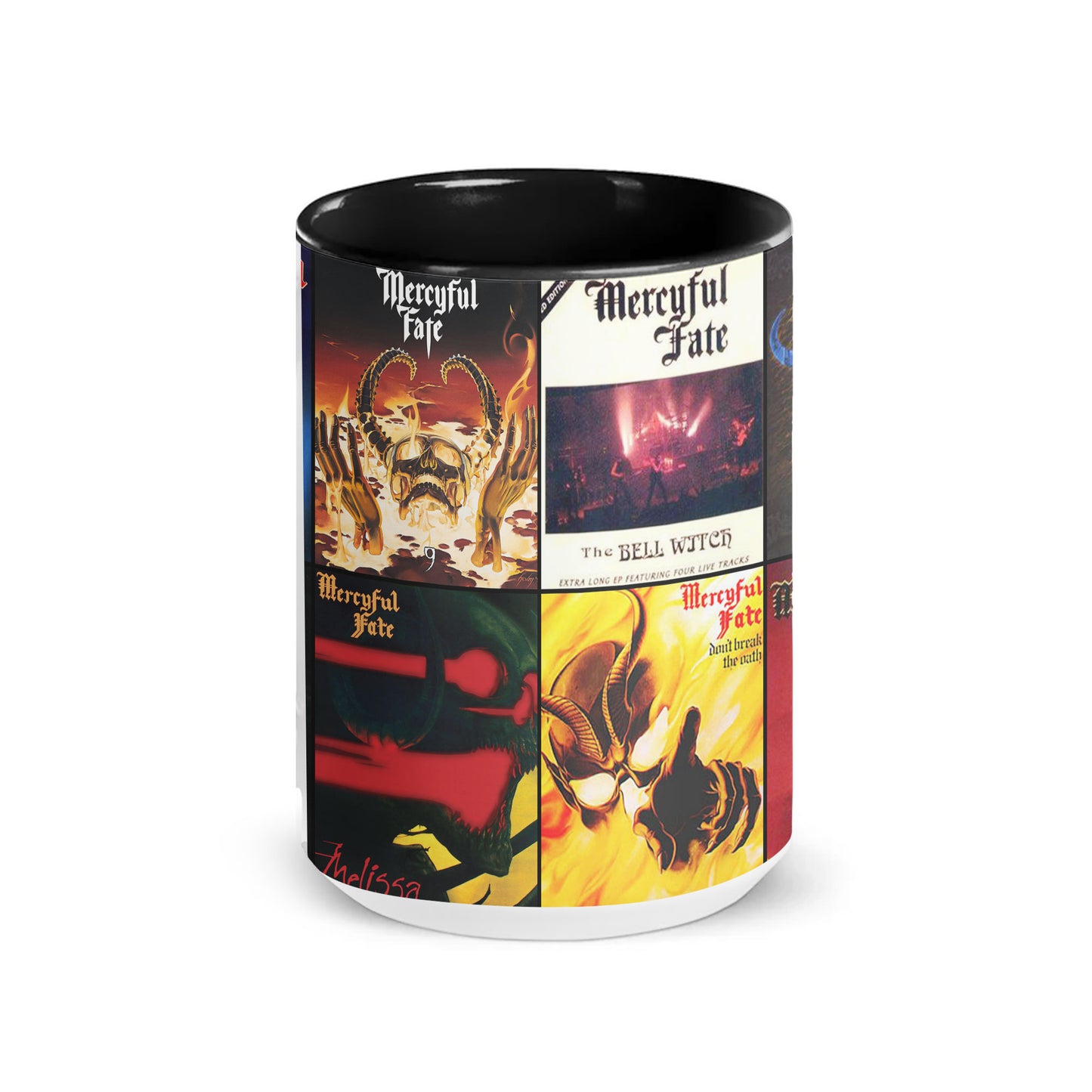 Mercyful Fate Accent Mug – Album Cover Collage Gift