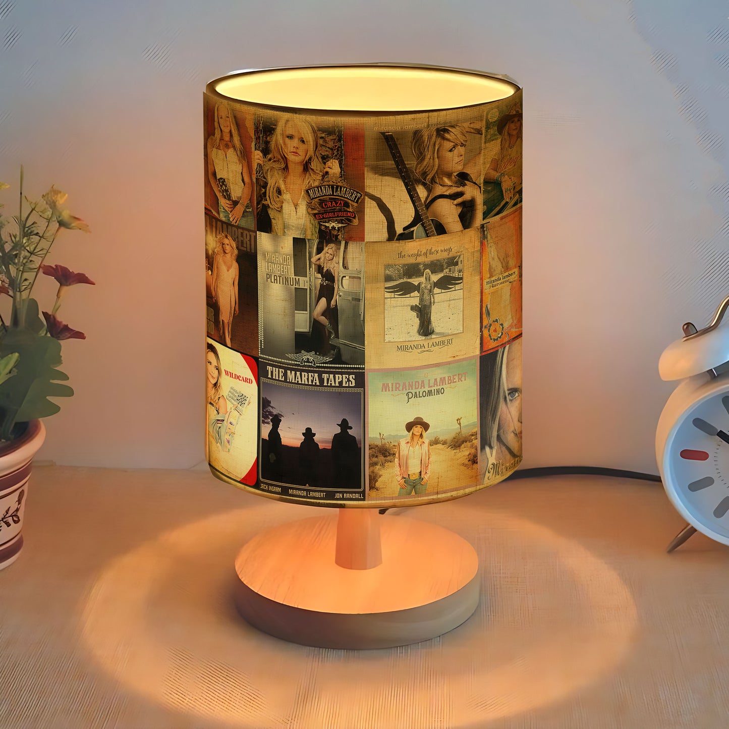 Miranda Lambert Fabric Lamp – Country Glow for the Soul